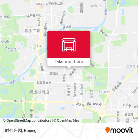 时代庄园 map