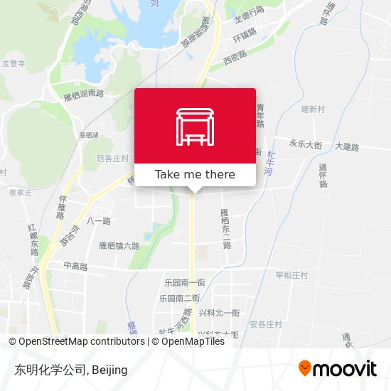 东明化学公司 map