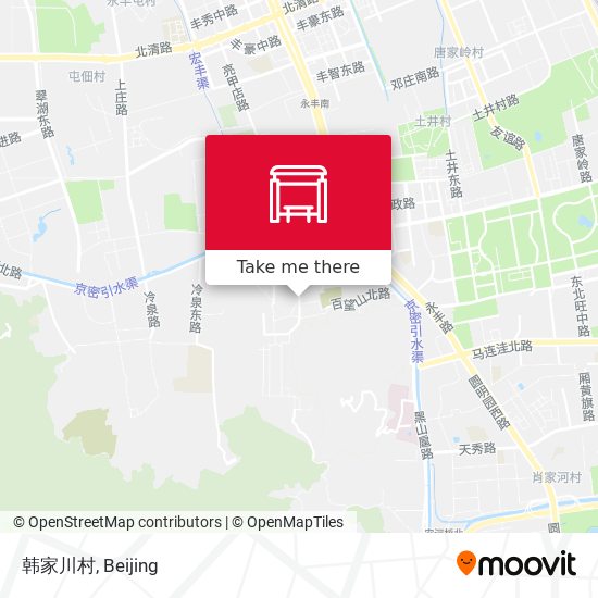 韩家川村 map