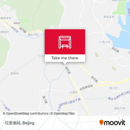 坨里南站 map