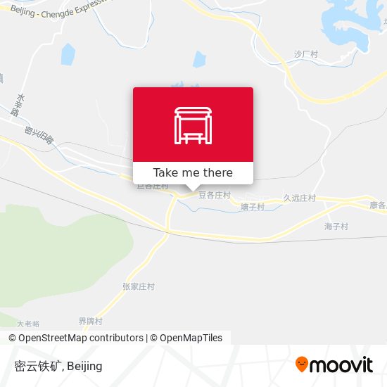 密云铁矿 map