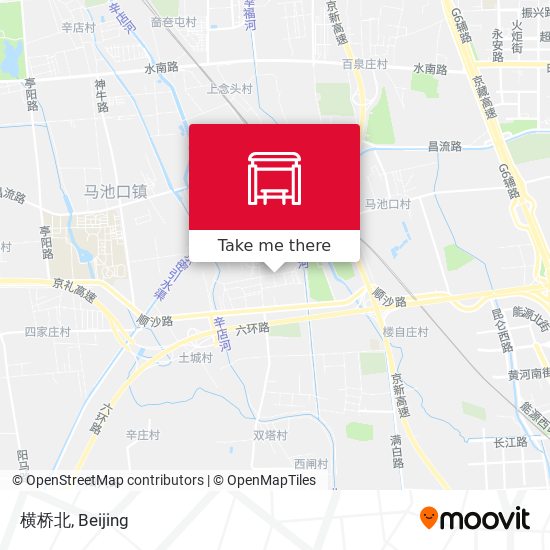 横桥北 map