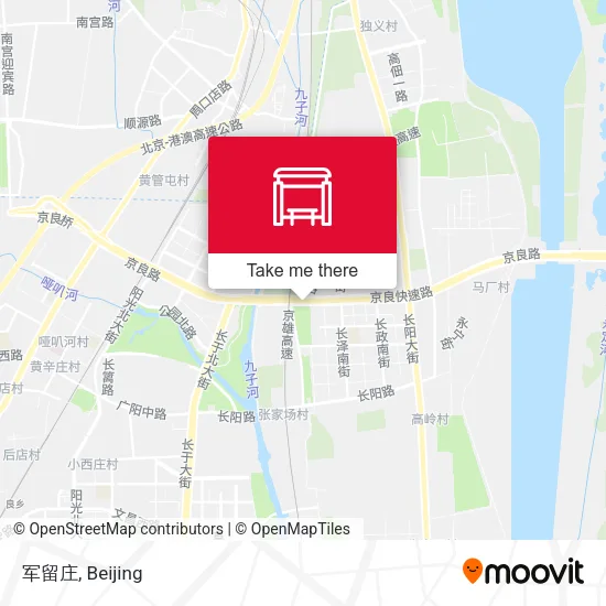军留庄 map
