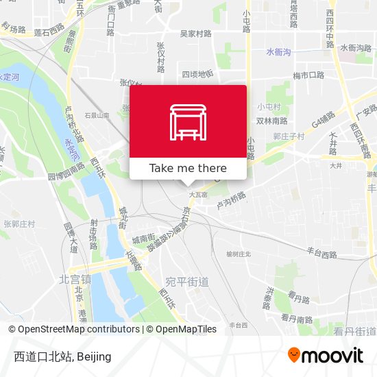 西道口北站 map
