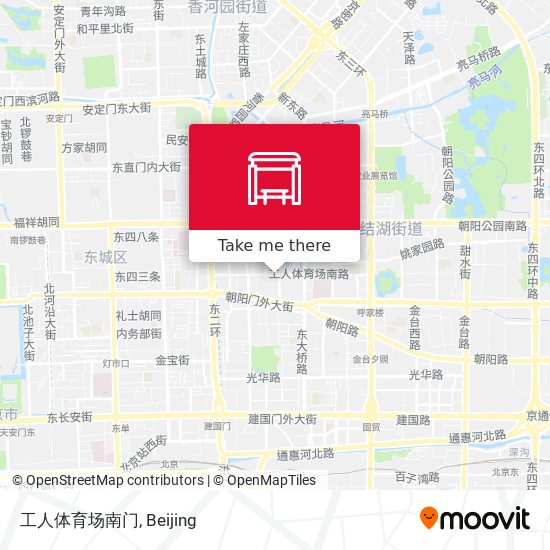 工人体育场南门 map