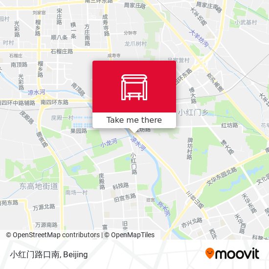 小红门路口南 map