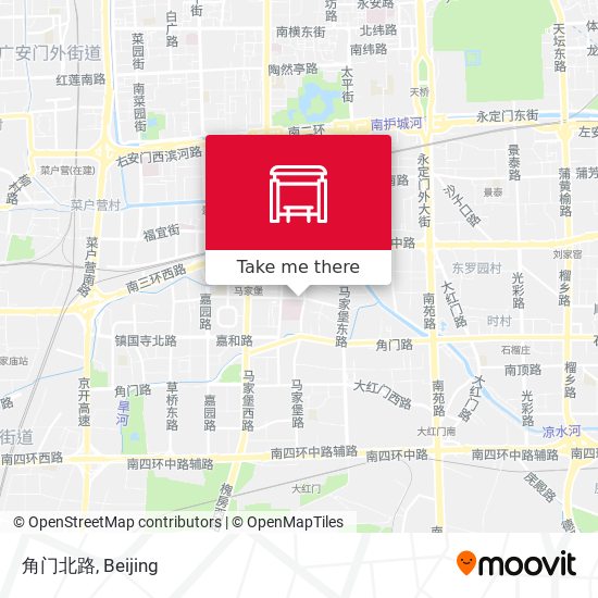 角门北路 map