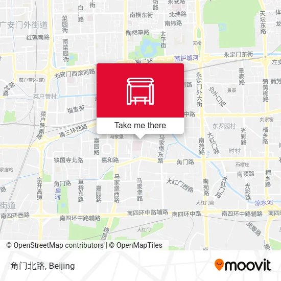 角门北路 map