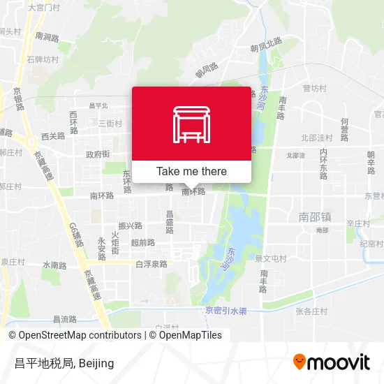 昌平地税局 map