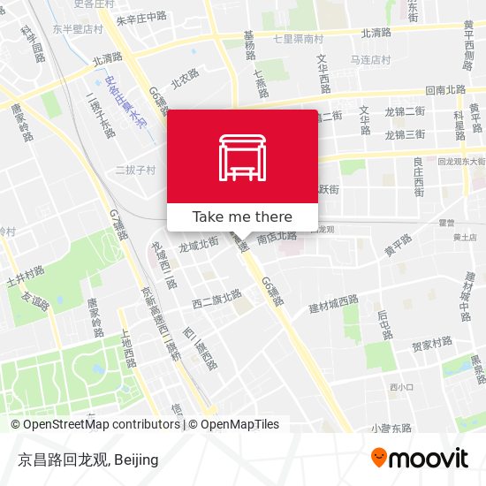 京昌路回龙观 map