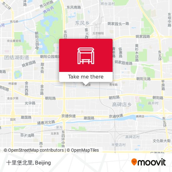 十里堡北里 map