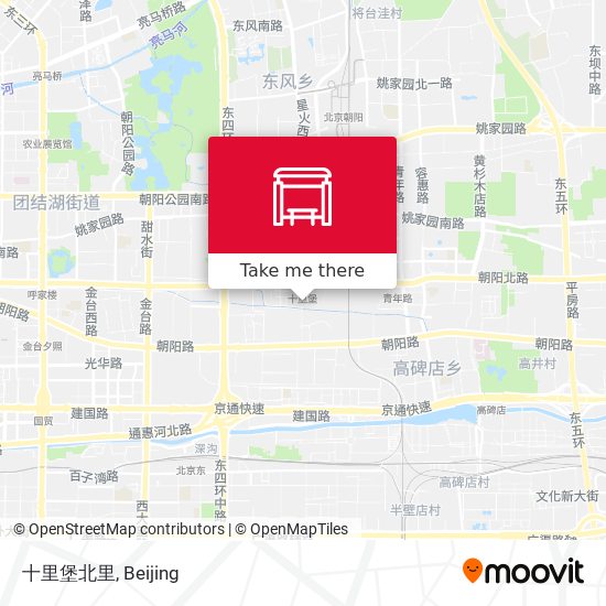 十里堡北里 map