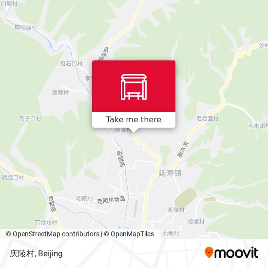 庆陵村 map