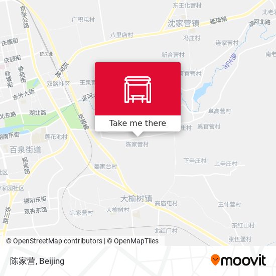 陈家营 map