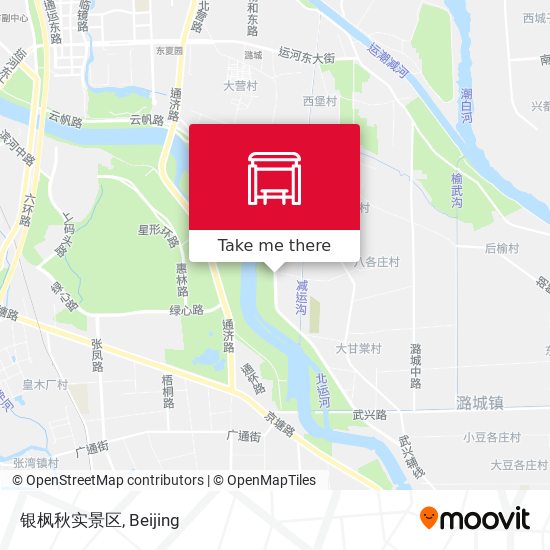 银枫秋实景区 map