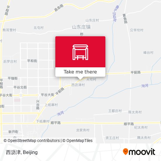 西沥津 map