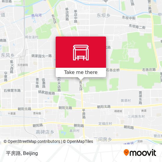 平房路 map