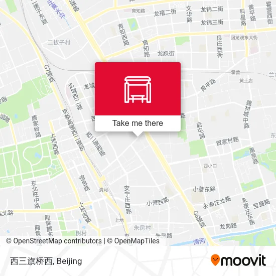 西三旗桥西 map
