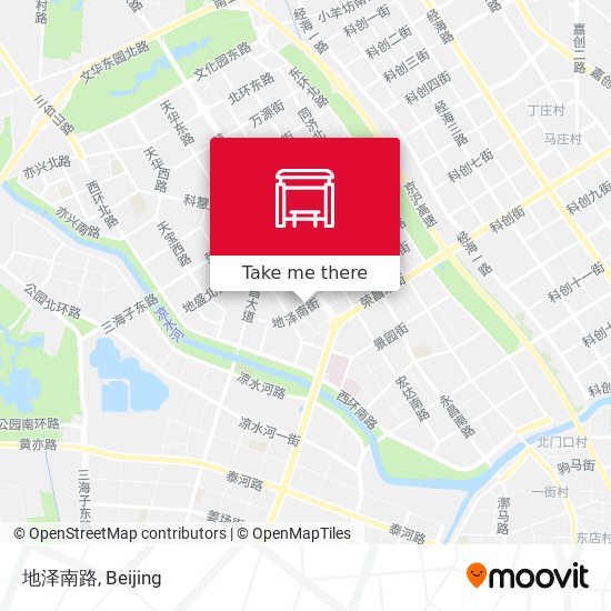 地泽南路 map