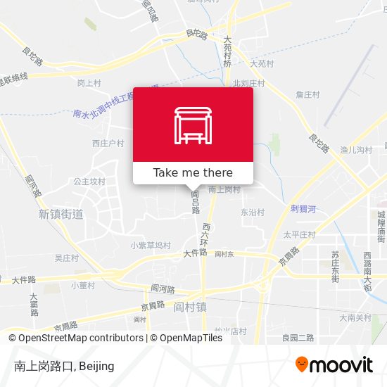 南上岗路口 map