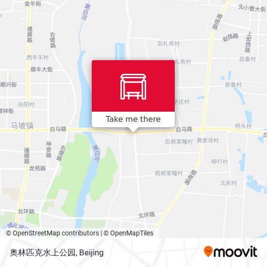 奥林匹克水上公园 map