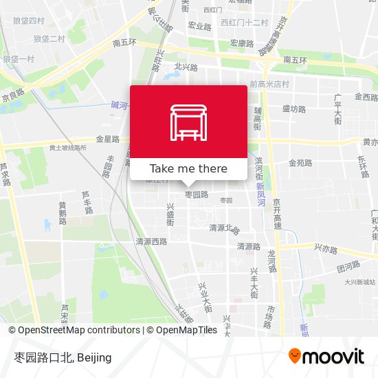 枣园路口北 map