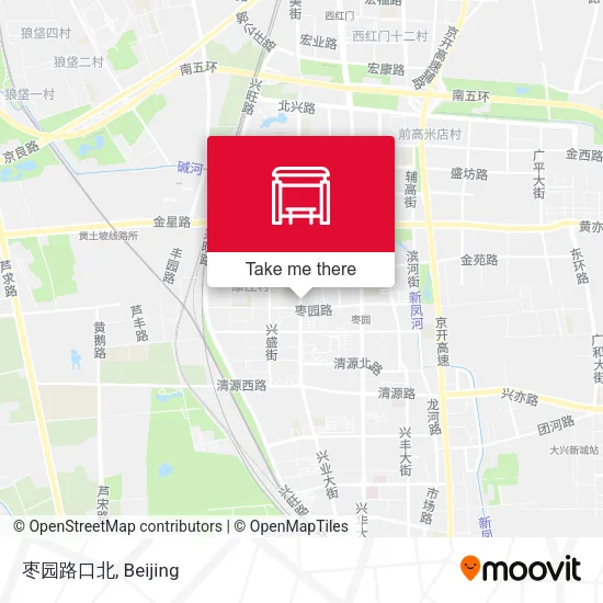 枣园路口北 map