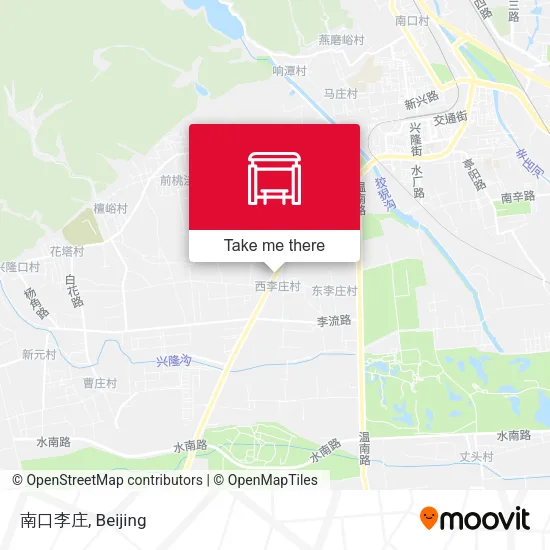 南口李庄 map