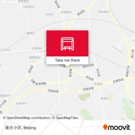康庄小区 map