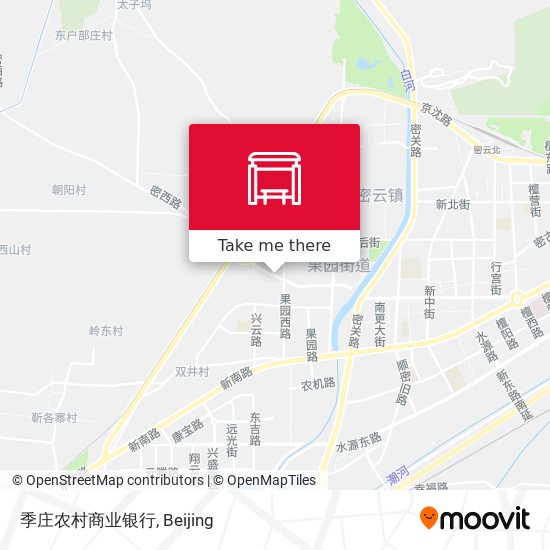 季庄农村商业银行 map