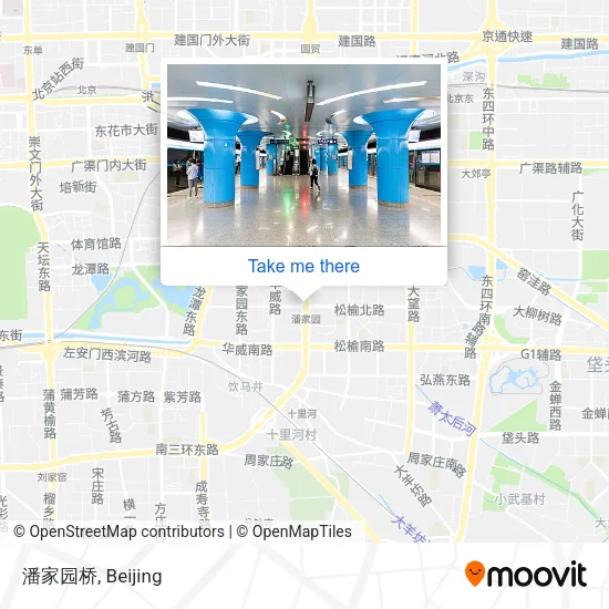 潘家园桥 map