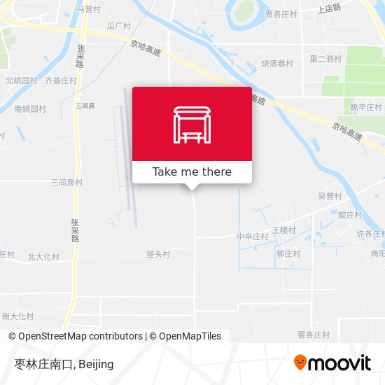 枣林庄南口 map