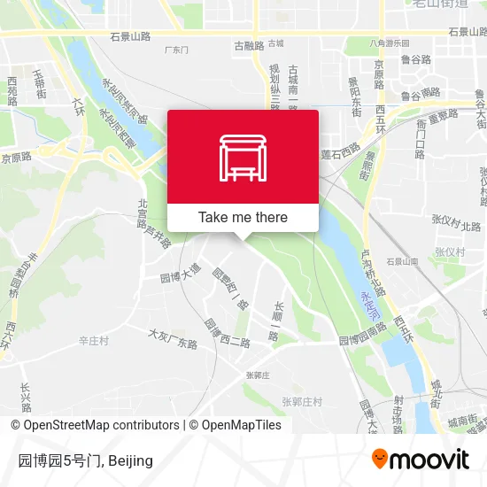 园博园5号门 map