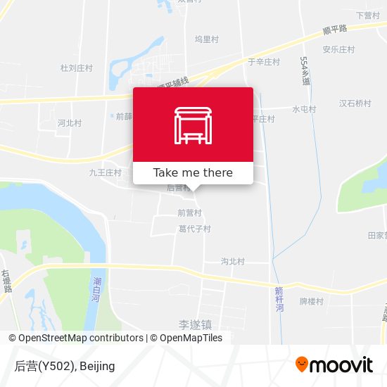 后营(Y502) map