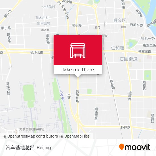 汽车基地总部 map