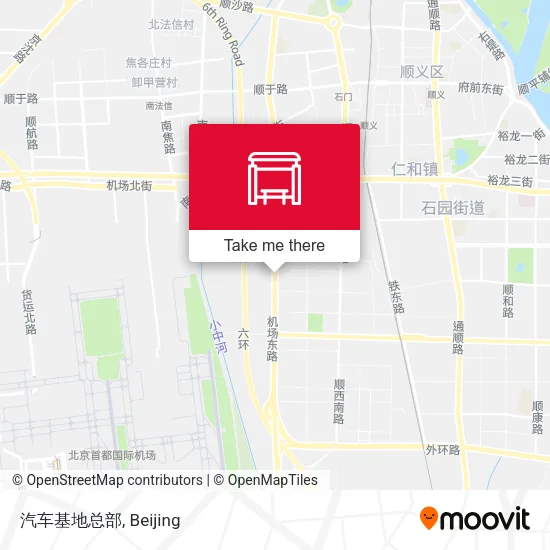 汽车基地总部 map