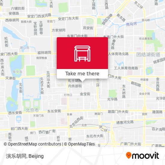 演乐胡同 map