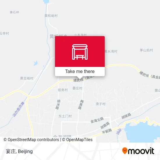 宴庄 map