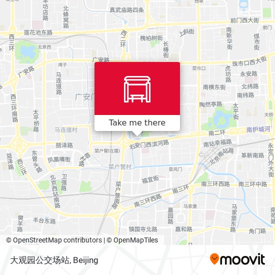 大观园公交场站 map