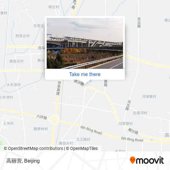 高丽营 map