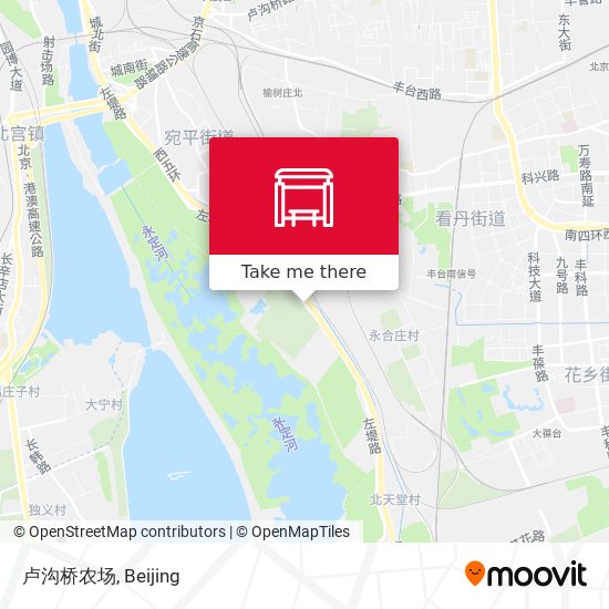 卢沟桥农场 map