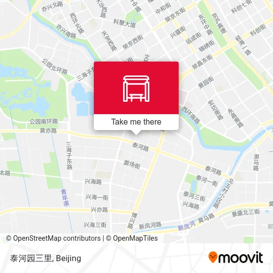 泰河园三里 map