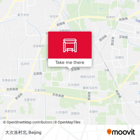 大次洛村北 map