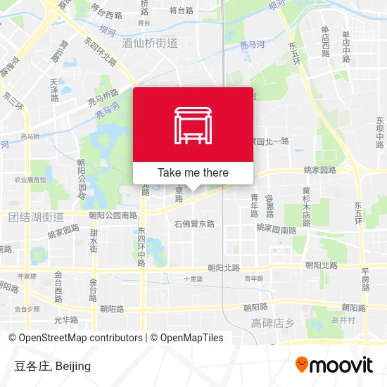 豆各庄 map