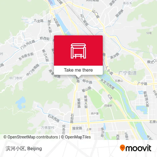 滨河小区 map