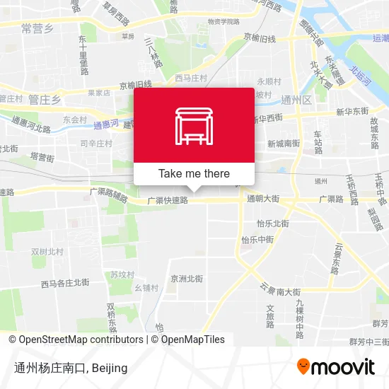 通州杨庄南口 map