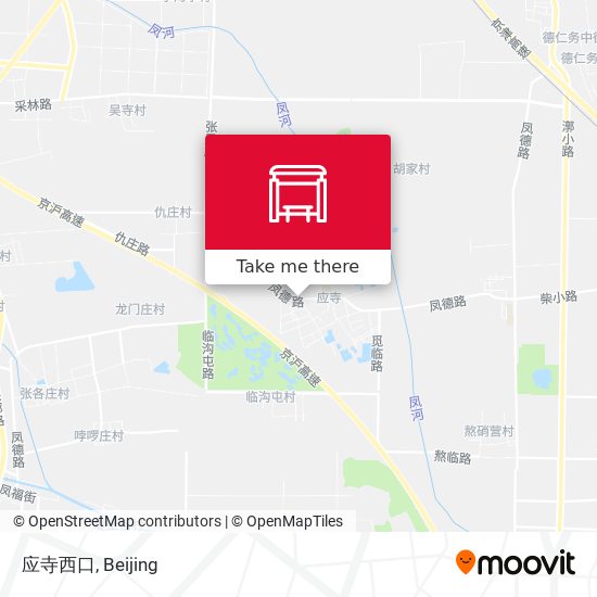 应寺西口 map