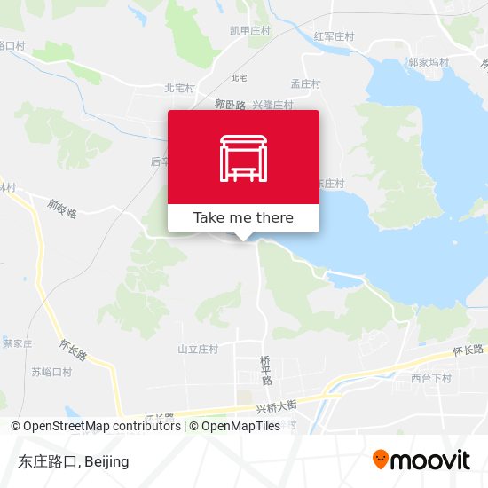 东庄路口 map