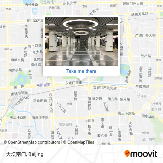 天坛南门 map