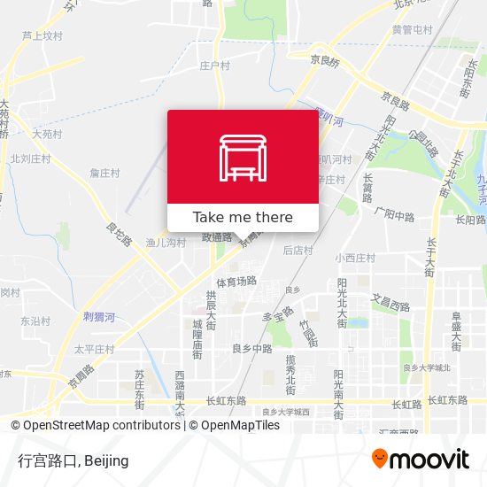 行宫路口 map